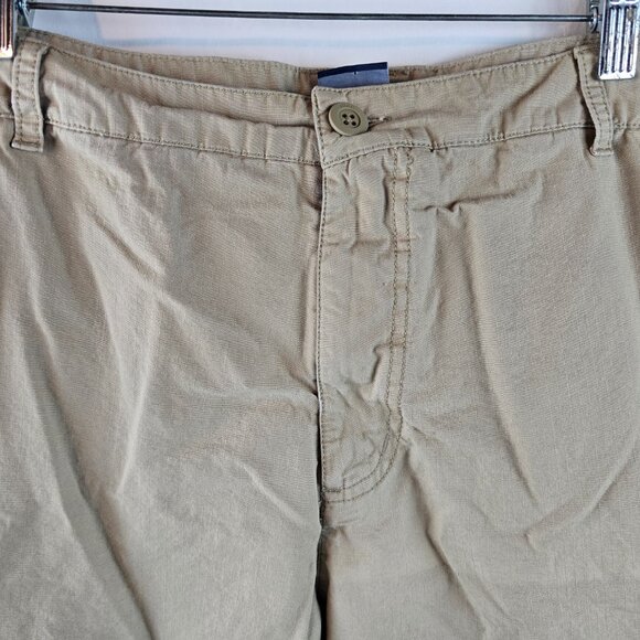 Nike Shorts Mens 38 Khaki Cargo Outdoor Utility Pockets Cotton Ripstop Hiking - Picture 2 of 11
